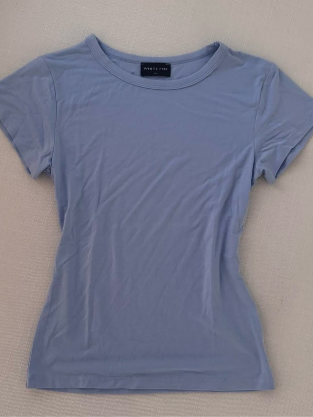 Forever 21 Light Blue Short Sleeve Crew Tee